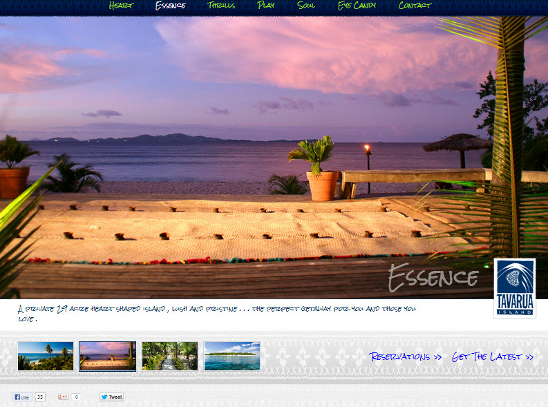 Tavarua, Fidji. Una isla en forma de corazón. 1 -