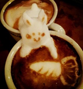 Asombroso Arte con Cafe Latte y Espuma 3D 1 -