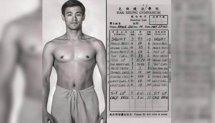 Rutina de entrenamiento de Bruce Lee en la década de 1960