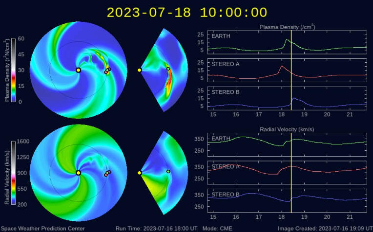 Eyección de masa coronal caníbal del Sol golpeará a la Tierra hoy 1 Eyección de masa coronal caníbal del Sol golpeará a la Tierra hoy