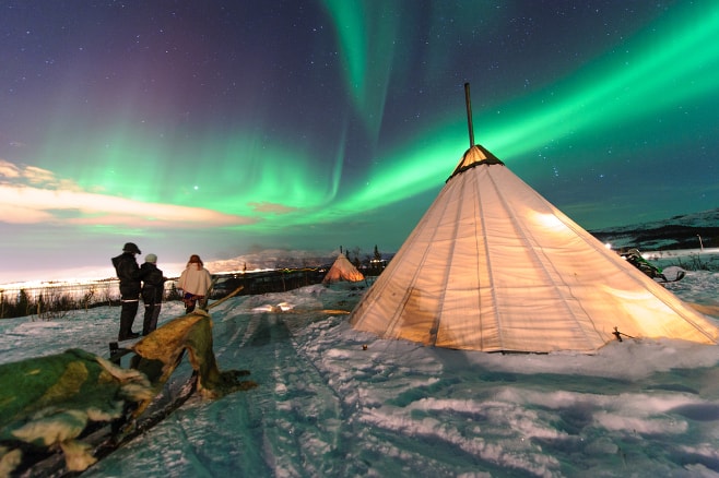 Aurora boreal en Noruega: un espectáculo sin igual
