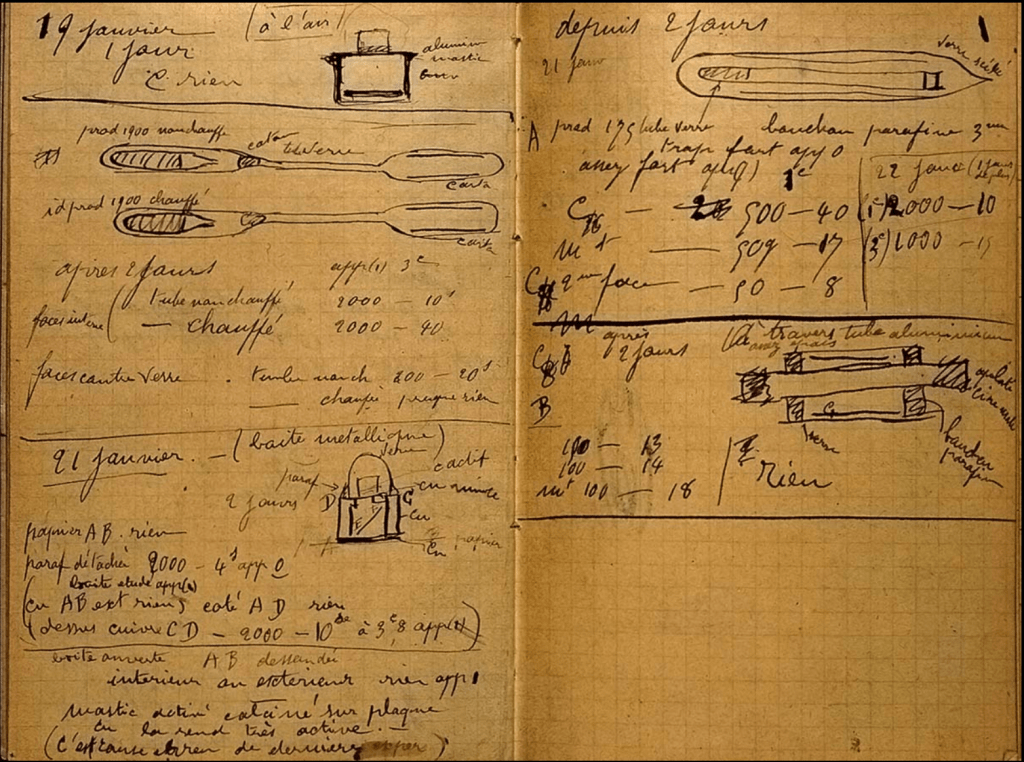 Los cuadernos de Marie Curie: el documento científico más radioactivo