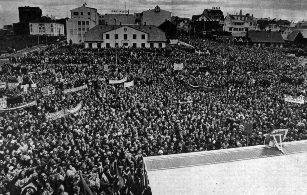 El día que las mujeres paralizaron Islandia