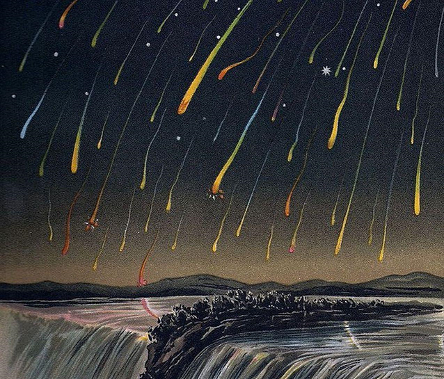 Leónidas 1833: la noche de la mayor lluvia de meteoros de la historia