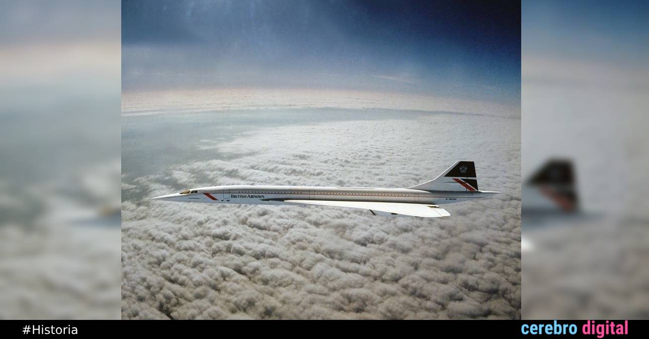 Concorde: La única fotografía en vuelo del avión supersónico