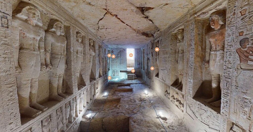 Egipto abrió sus tumbas para visitas virtuales