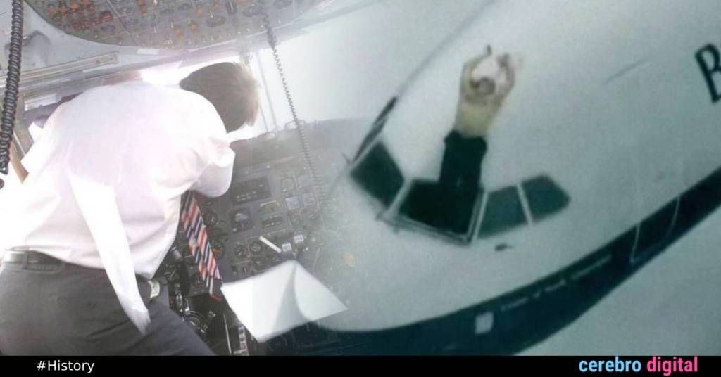 How did Tim Lancaster, the pilot who was sucked out of an airplane's windshield, survive?