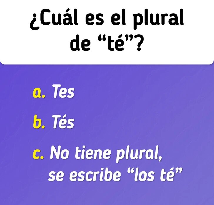 8 preguntas que desafían tus cocimientos de ortografía