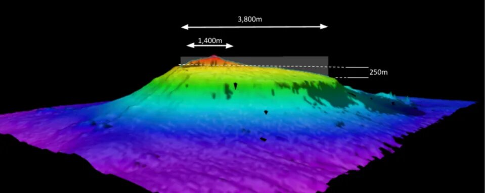 Una montaña submarina el doble de alta que el edificio más grande del mundo es descubierta 2 Una montaña submarina el doble de alta que el edificio más grande del mundo es descubierta