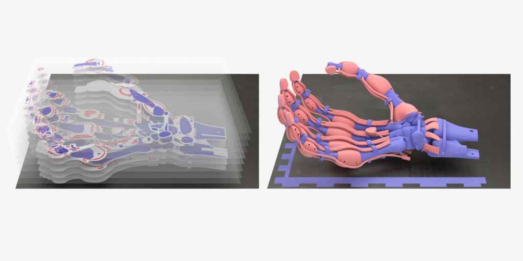 Científicos imprimen en 3D una mano robótica con huesos y tendones similares a una mano humana 3 Científicos imprimen en 3D una mano robótica con huesos y tendones similares a una mano humana