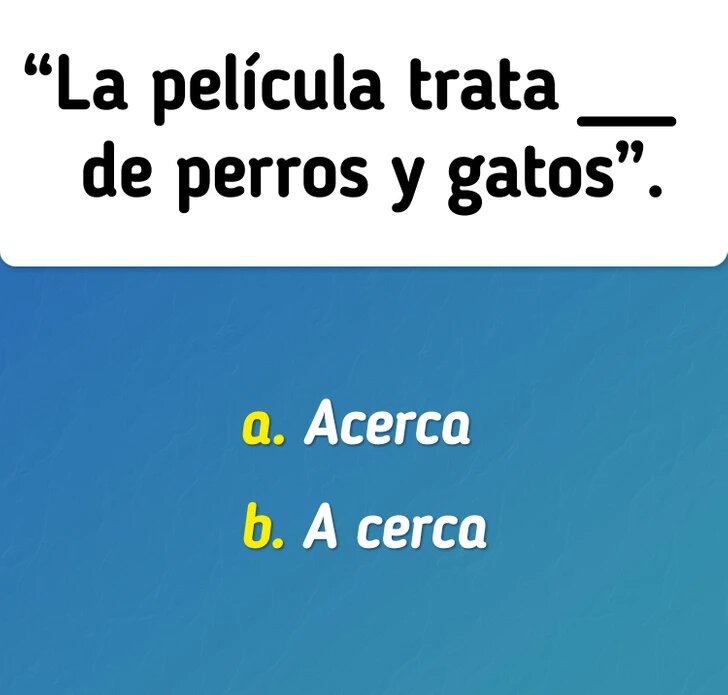 8 preguntas que desafían tus cocimientos de ortografía