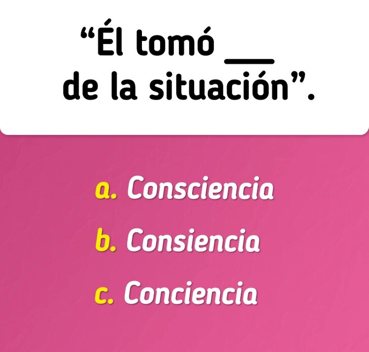 8 preguntas que desafían tus cocimientos de ortografía