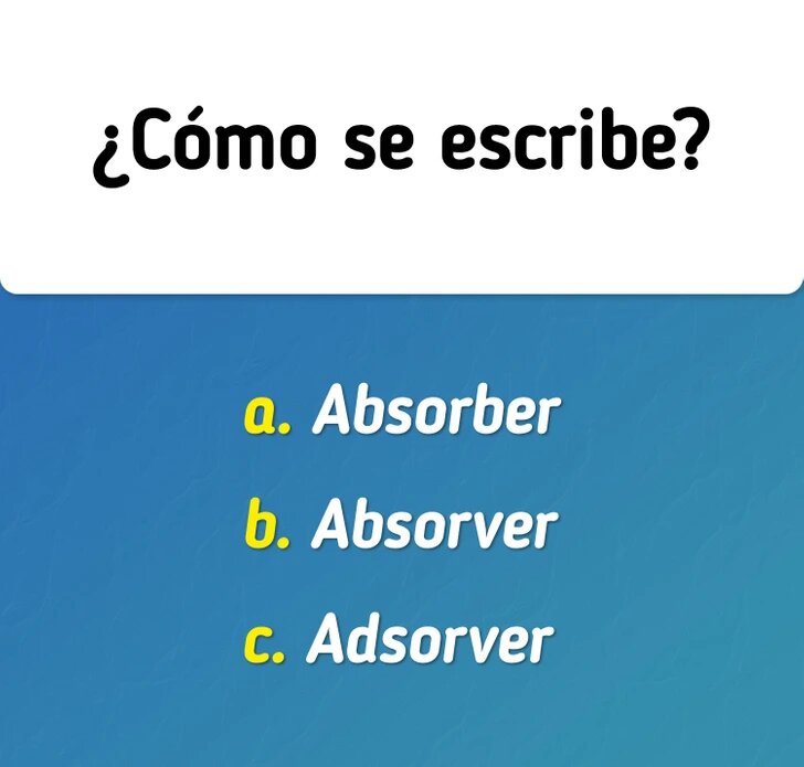 8 preguntas que desafían tus cocimientos de ortografía