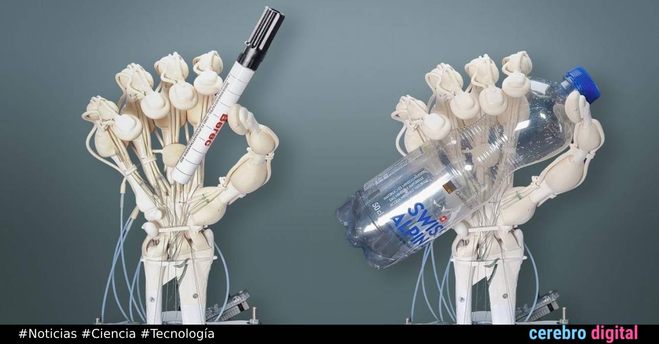 Científicos imprimen en 3D una mano robótica con huesos y tendones similares a una mano humana 1 Científicos imprimen en 3D una mano robótica con huesos y tendones similares a una mano humana