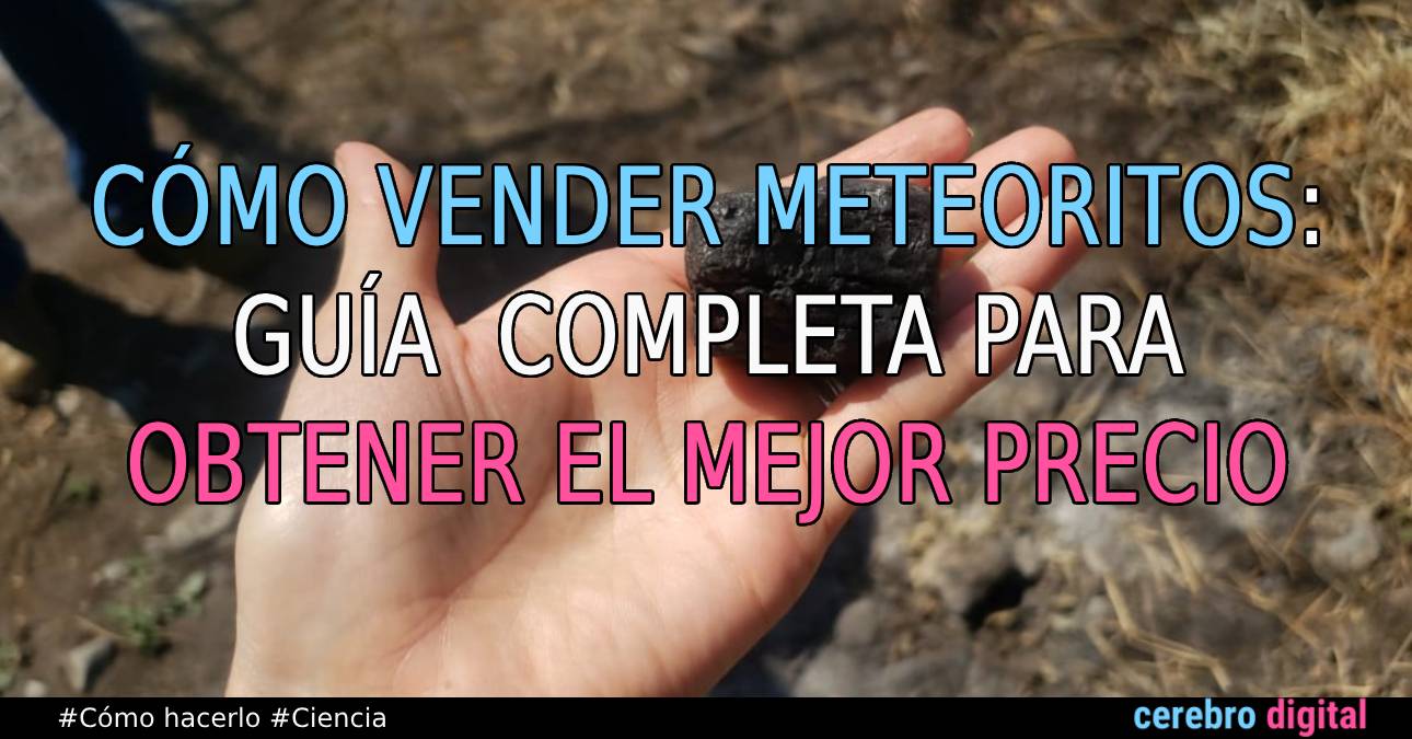Cómo vender meteoritos: guía completa para obtener el mejor precio