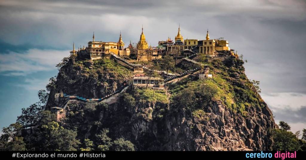 El monasterio de Taung Kalat y el mito de los 37 dioses