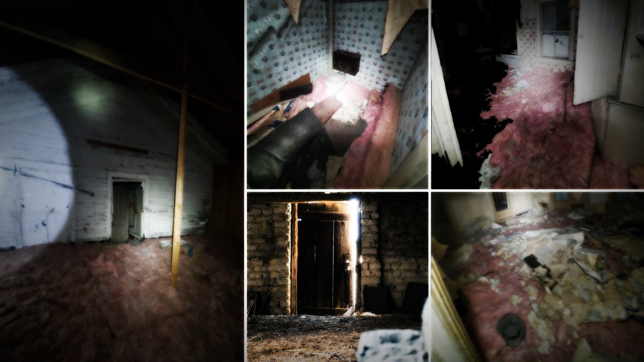 Encontró una casa antigua y abandonada oculta en el ático de la vivienda que acababa de comprar