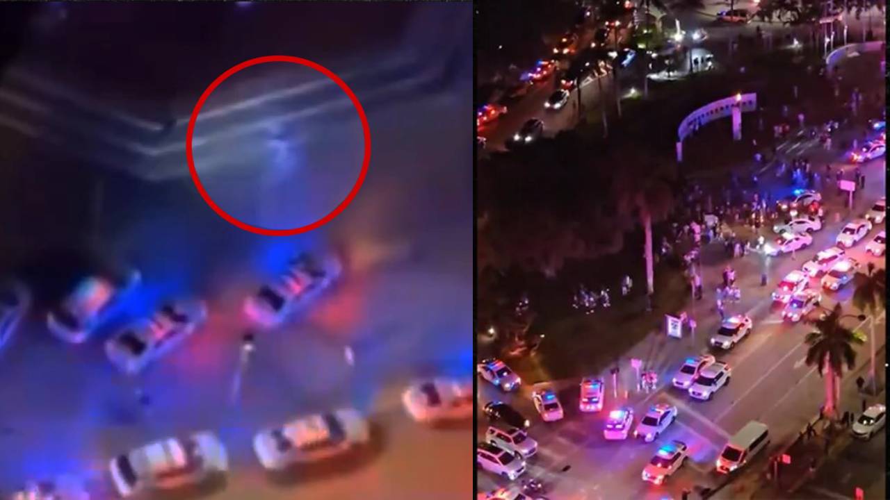 VIDEO: Enorme presencia policíaca ante rumores de extraterrestres en Miami
