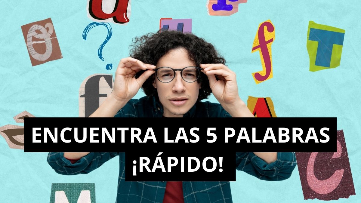 RETO AVANZADO: Descubre las 5 palabras lo más rápido que puedas 1 RETO AVANZADO: Descubre las 5 palabras lo más rápido que puedas