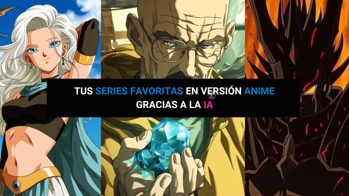 Tus series favoritas versión anime gracias a la IA