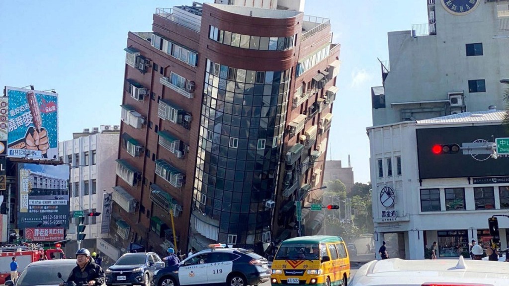 Terremoto en Taiwán: Daños, muertos y heridos 1 edificio afectado por terremoto en taiwan