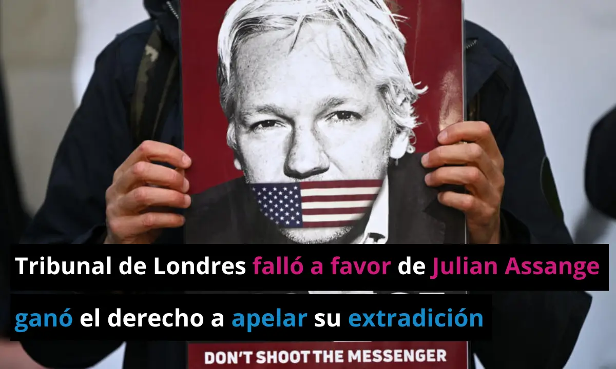 Tribunal de Londres falló a favor de Julian Assange