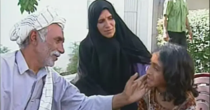 Zubaida Hasan y su padre