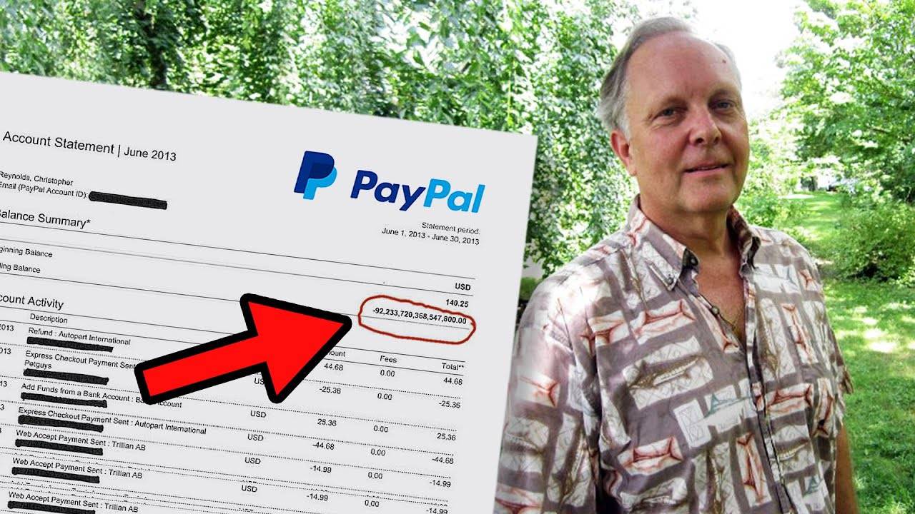 Chris Reynolds: el hombre que recibió 92 mil billones de dólares de PayPal y fue el hombre más rico del mundo