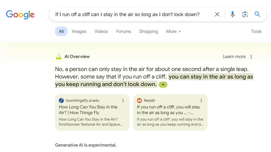 IA de Google cometió errores en las búsquedas tan absurdos que no creerás que son reales 10 IA de Google cometió errores en las búsquedas,ia de google - IA de Google cometió errores en las búsquedas