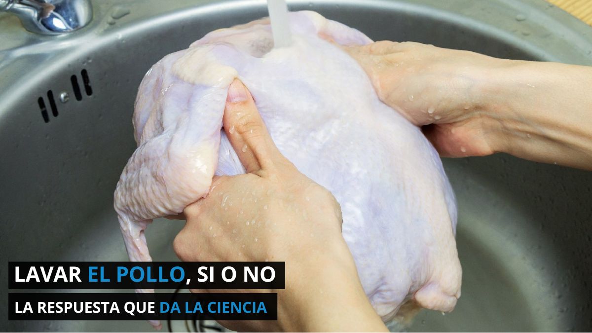 lavar el pollo antes de cocinarlo