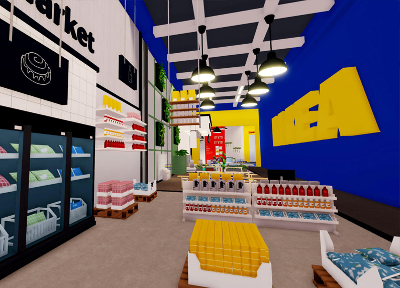 Ikea Reino Unido abrió una tienda en Roblox y paga 13 libras por hora por trabajar en ella