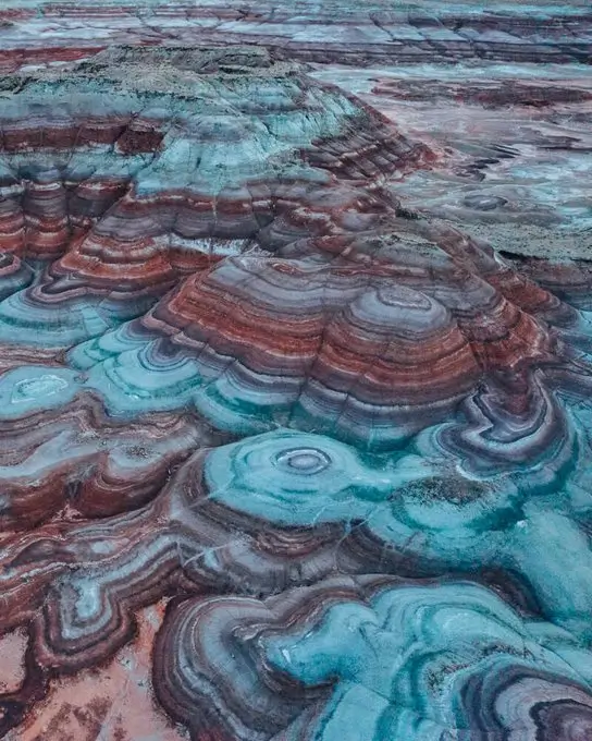 Colinas de bentonita, Utah