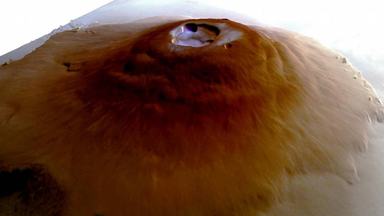 Podría estar nevando en Marte: se descubre agua helada en el planeta rojo