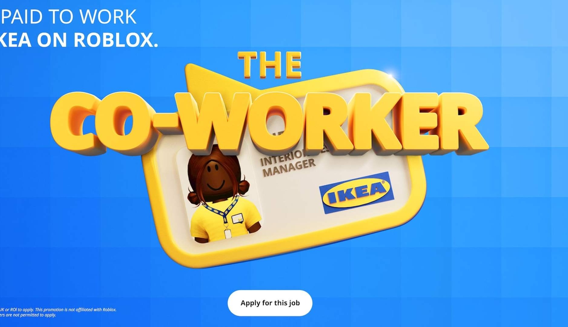 Ikea Reino Unido abrió una tienda en Roblox y paga 13 libras por hora por trabajar en ella