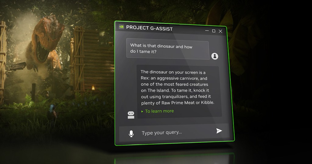 NVIDIA presentó Project G-Assist: un chatbot que te ayuda a pasarte los videojuegos