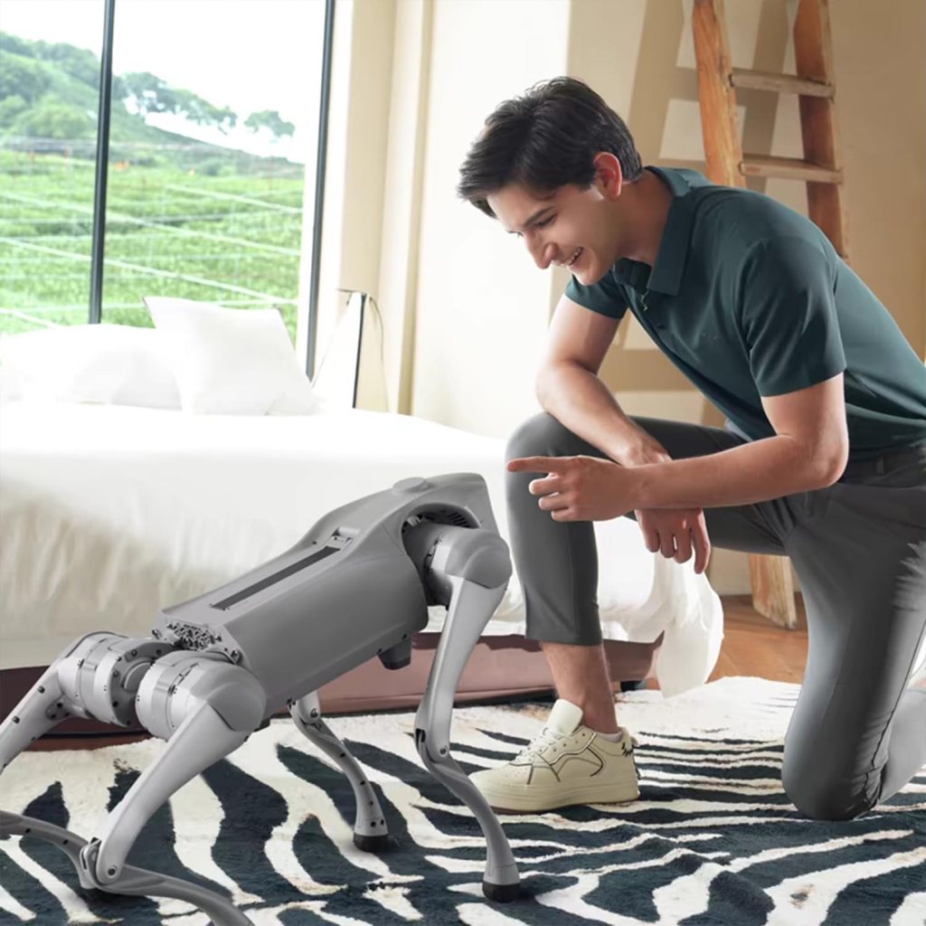 La IA y la tecnología portátil convierten a un perro robot con control mental en el mejor amigo