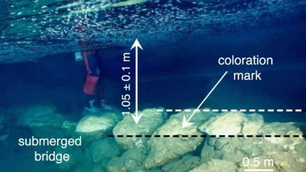 Descubren un antiguo puente sumergido en una cueva que revela que los humanos llegaron a esta isla mucho antes de lo que se creía 1 Descubren un antiguo puente sumergido en una cueva que revela que los humanos llegaron a esta isla mucho antes de lo que se creía