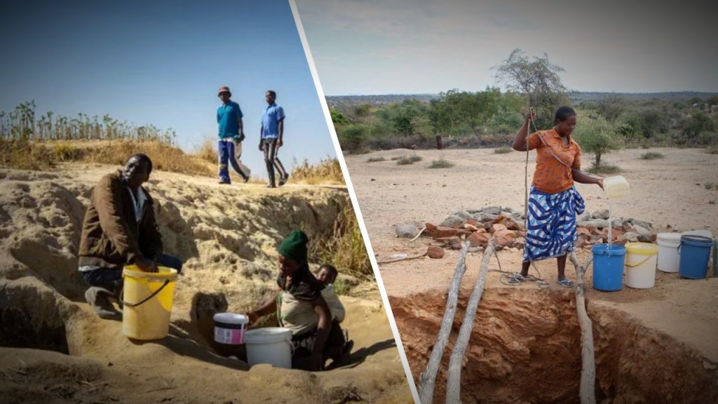 Comienzan a excavar cauces en los ríos de Zimbabwe en búsqueda desesperada de agua