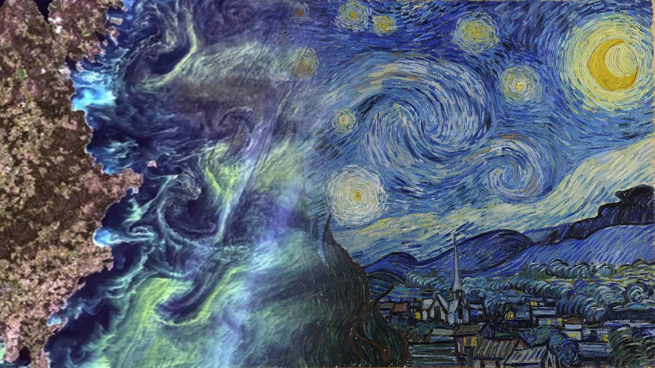 Científicos descubren física oculta en La noche estrellada de Van Gogh