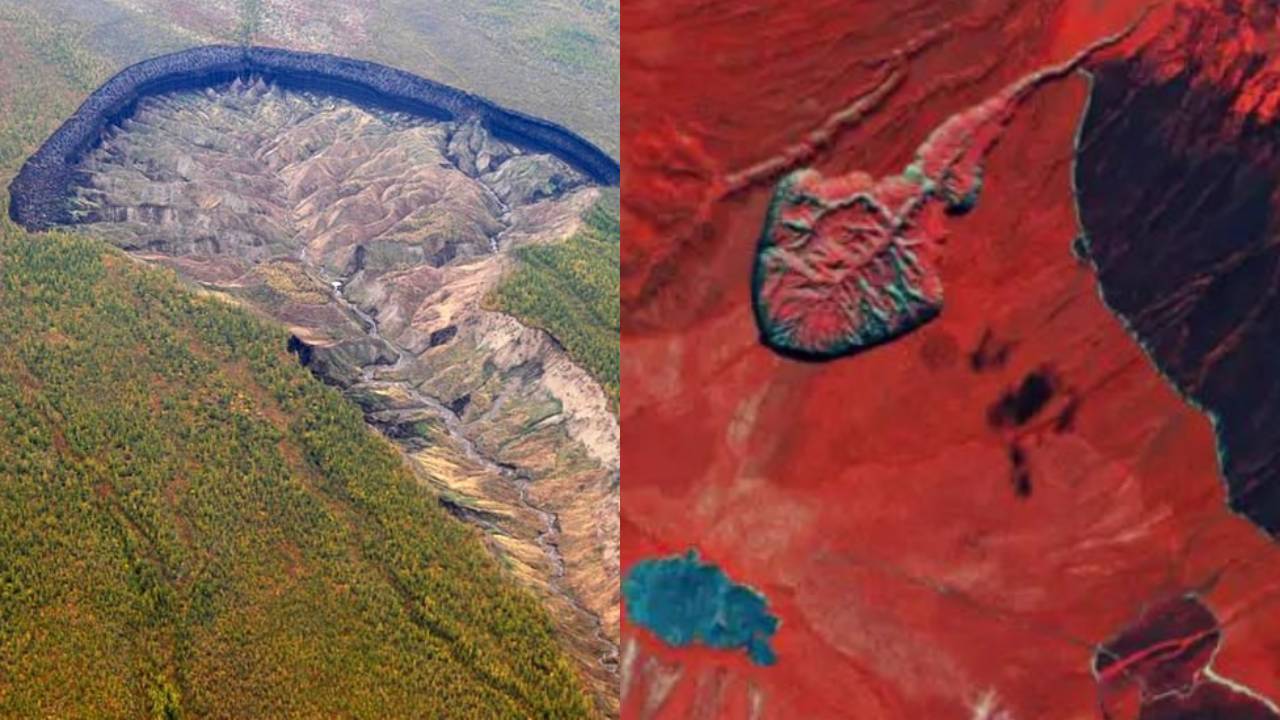 La puerta al infierno: el enorme cráter de Siberia se expande rápidamente