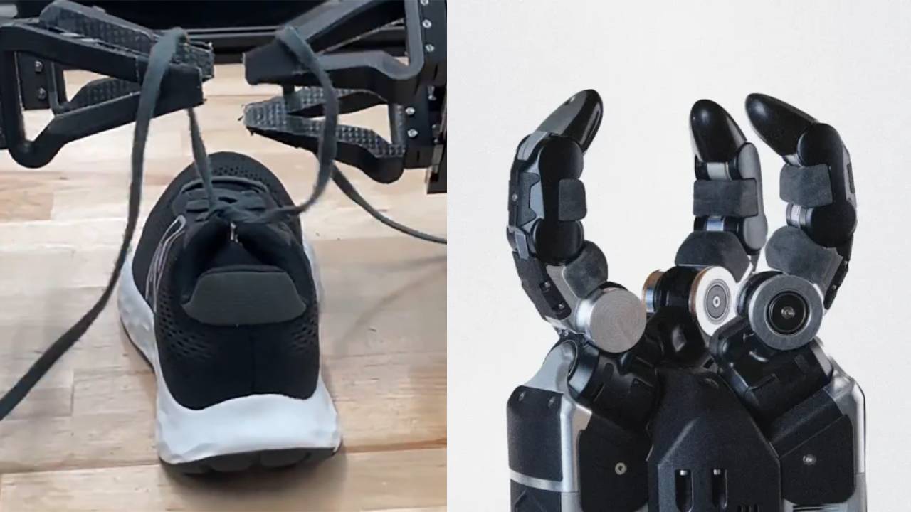 Google DeepMind enseñó a un robot a atarse los zapatos y a reparar a otros robots