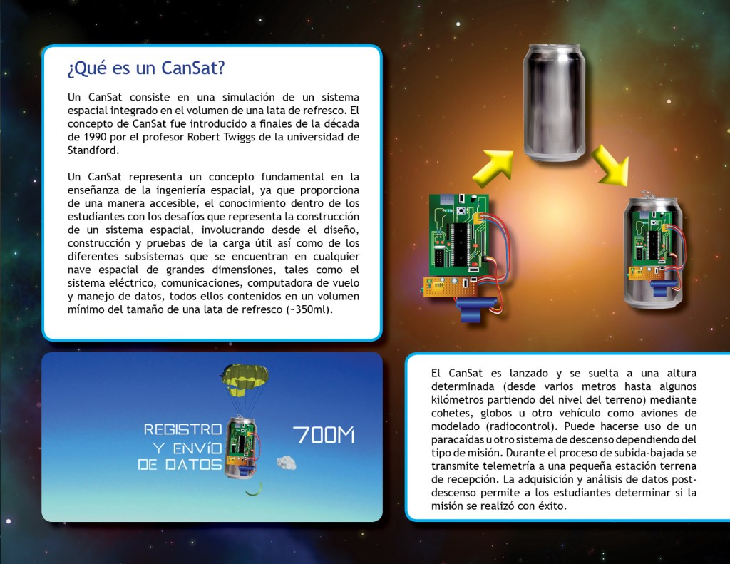 ¿Un satélite en una lata? La Agencia Espacial Mexicana te enseña a hacerlo 2 ¿Un satélite en una lata? La Agencia Espacial Mexicana te enseña a hacerlo