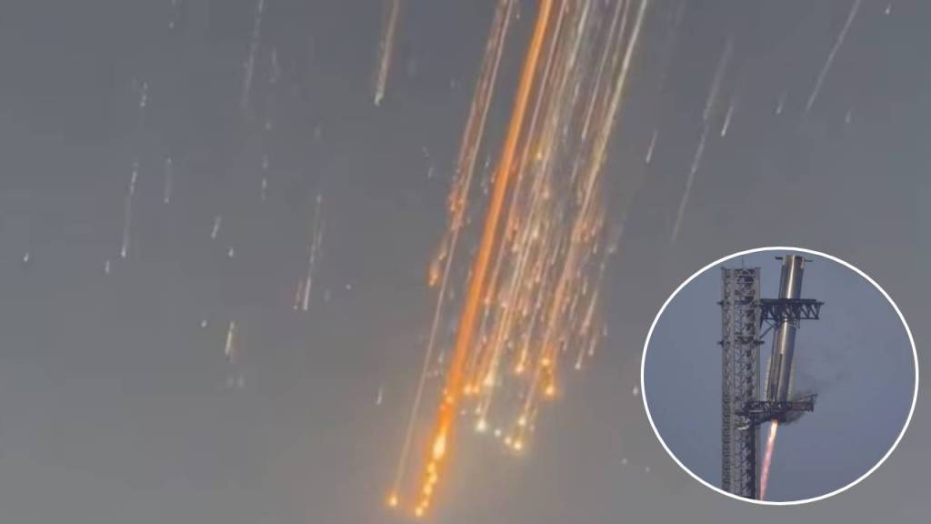 Un incendio destruye la Starship en su séptimo vuelo de prueba y hace un espectáculo de luces